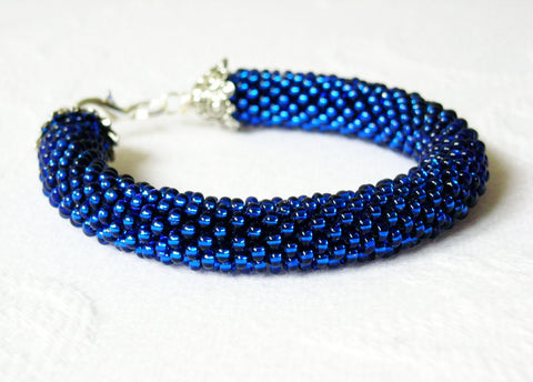 blue bracelet